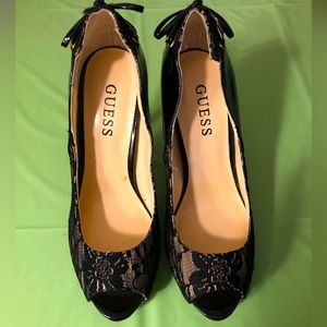 Guess Lace Stiletto Heels